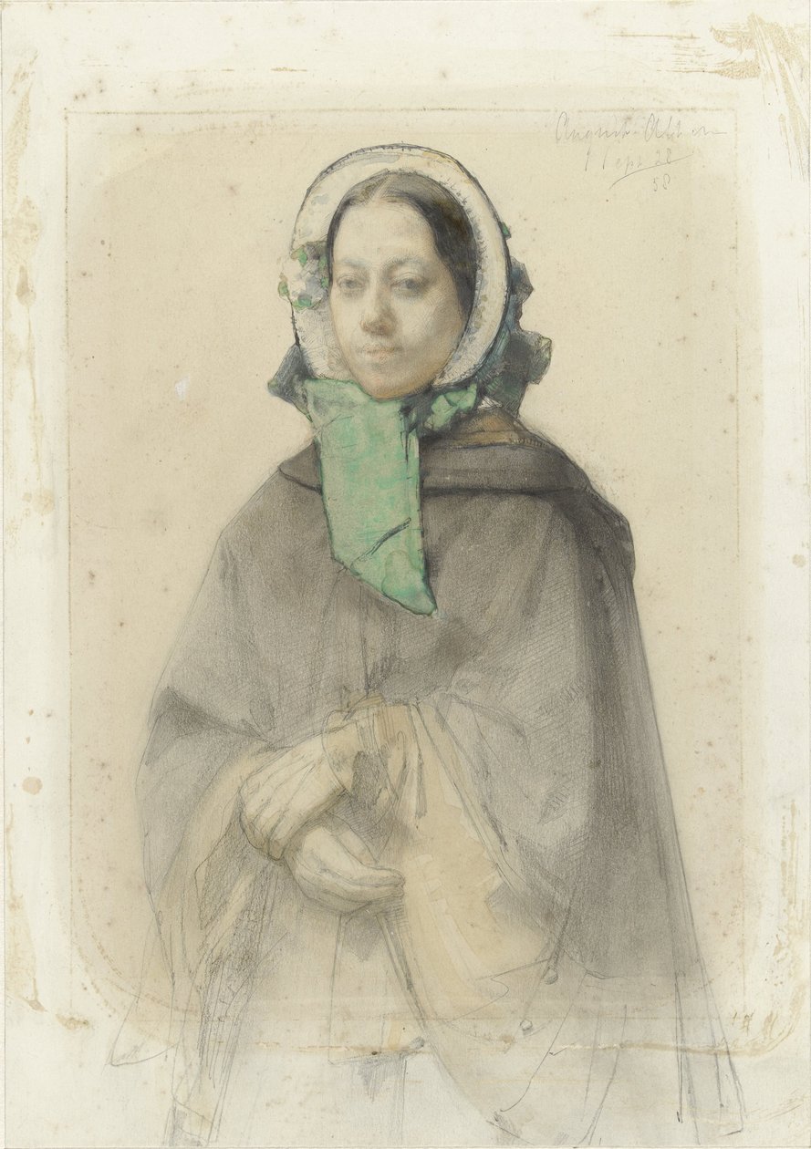 Portrett av Theresia A. A. Allebé av August Allebe