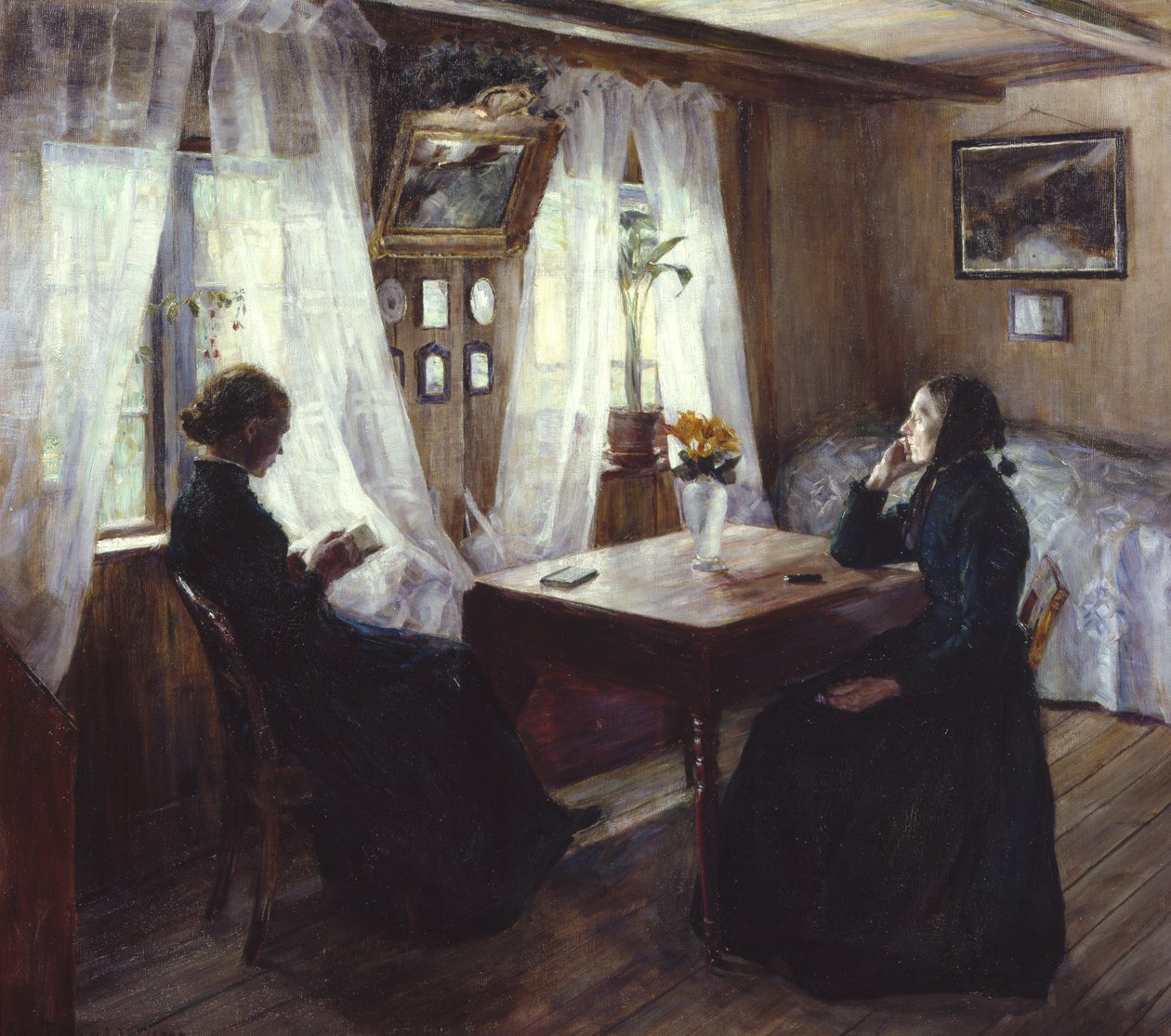 Søndag på landet av August Eiebakke