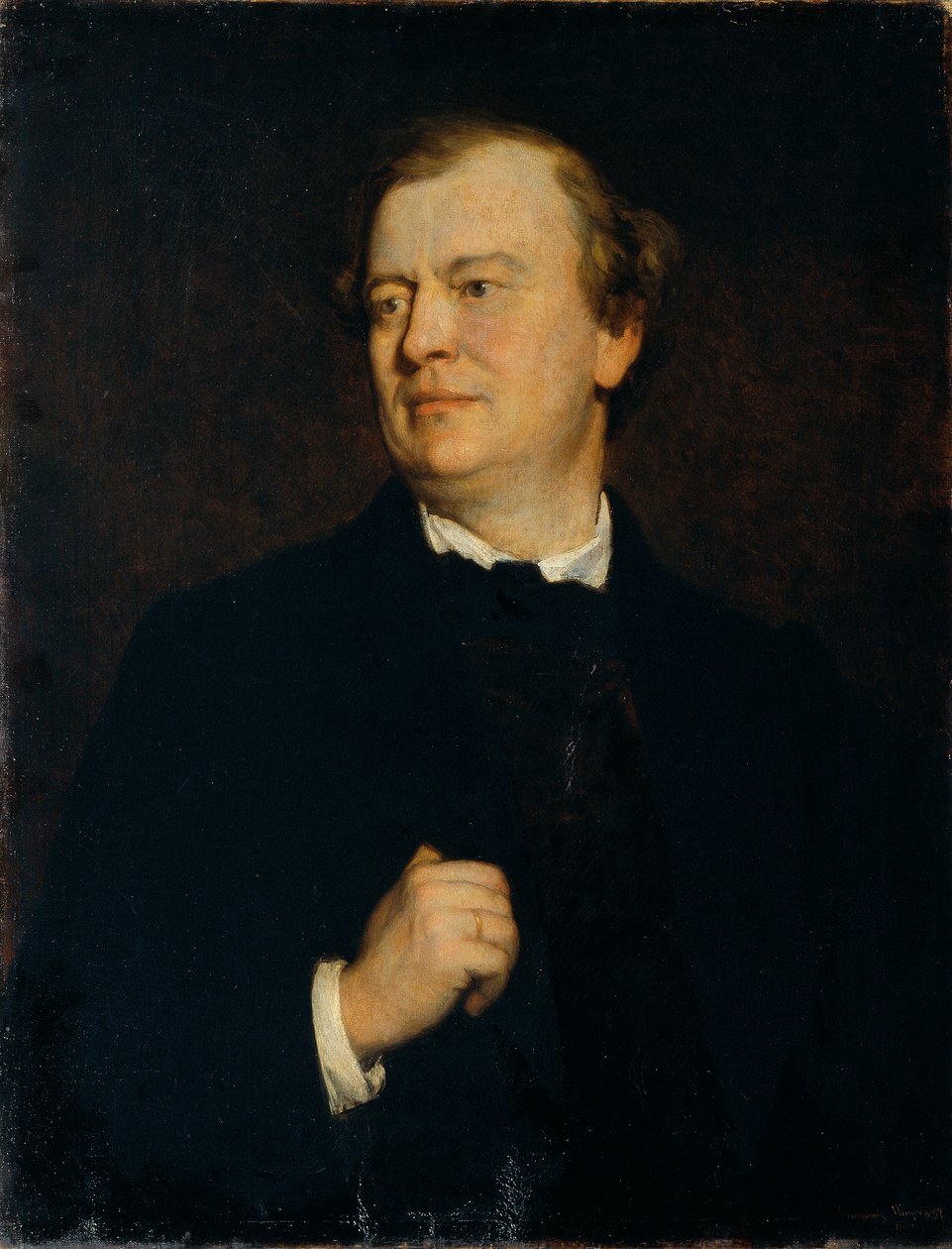 Skuespilleren Julius Findeisen av August Georg Mayer