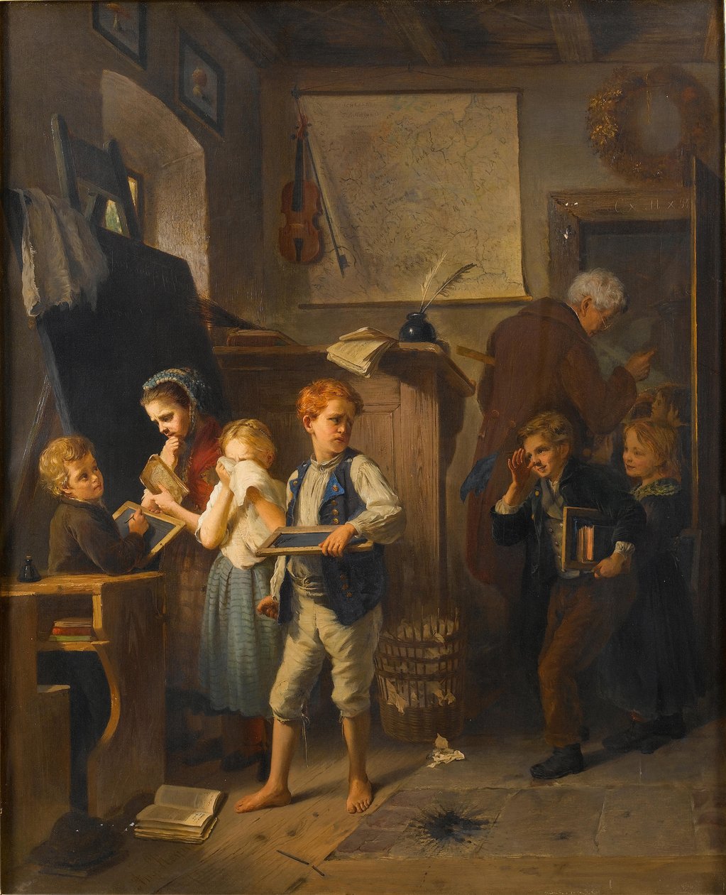 En uregjerlig klasse, 1876. av August Heyn