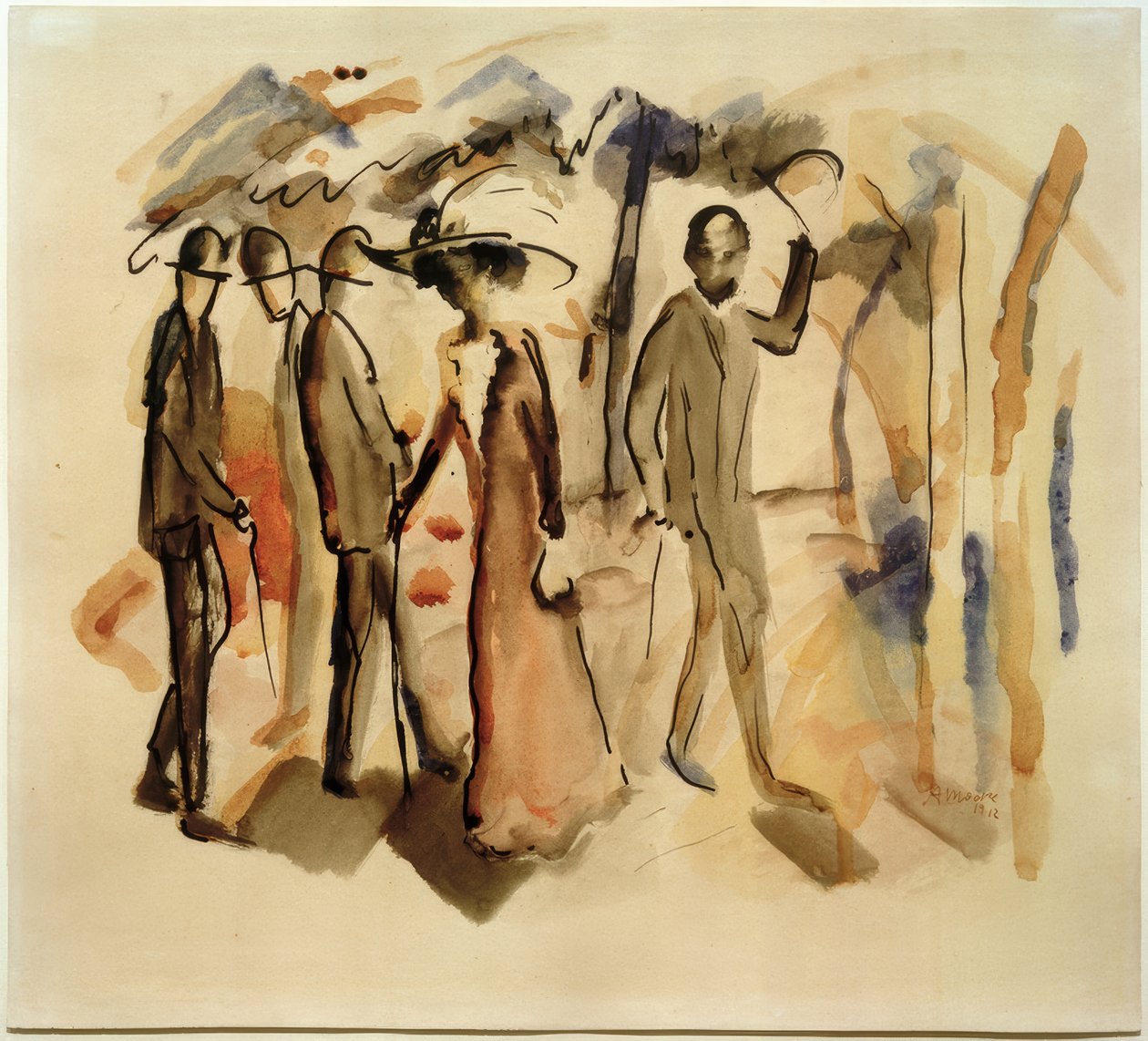 støte på av August Macke