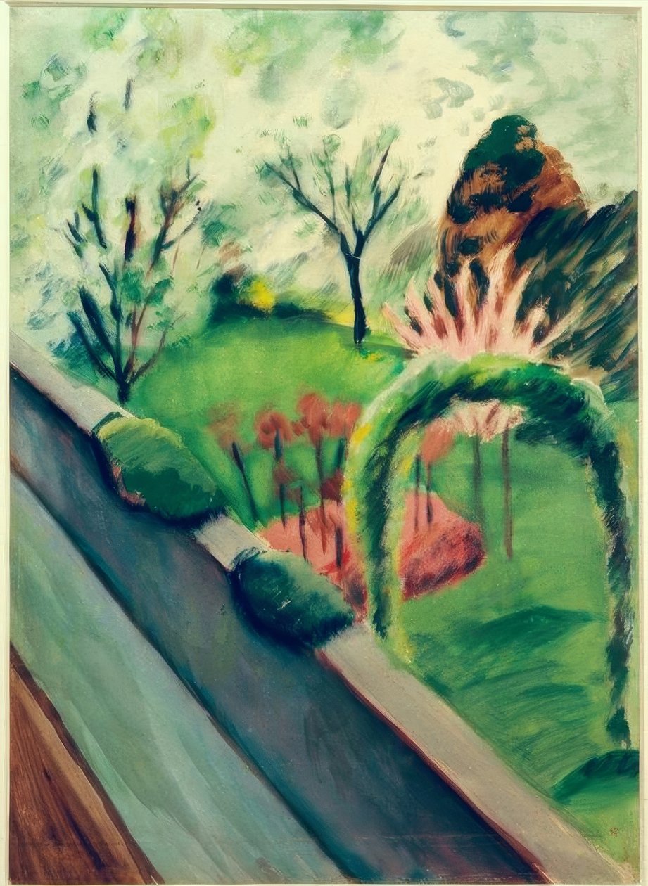 Mackes hage i Bonn av August Macke