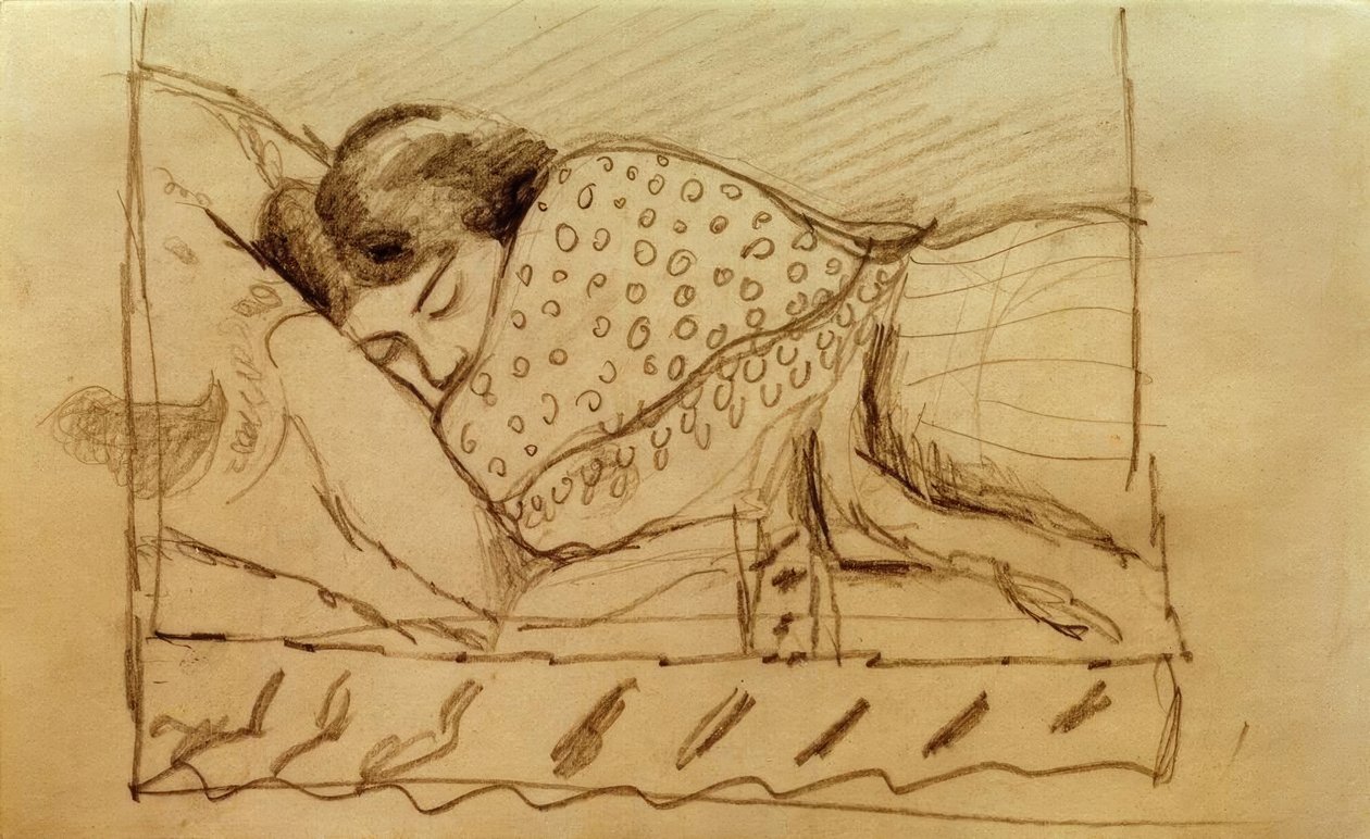 Elisabeth sover av August Macke