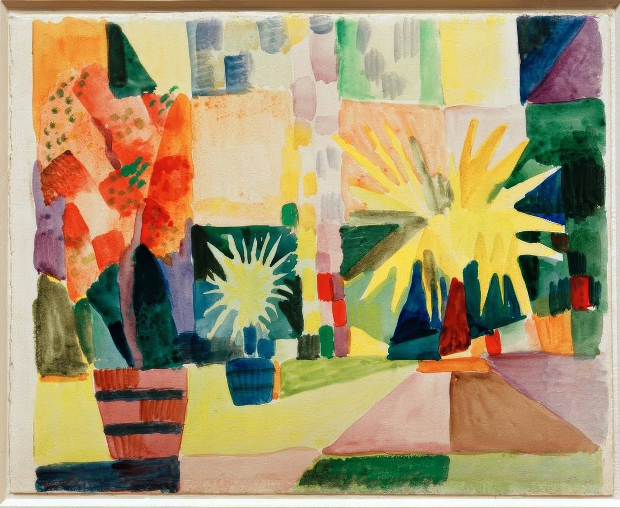 Hage ved Thunsjøen av August Macke