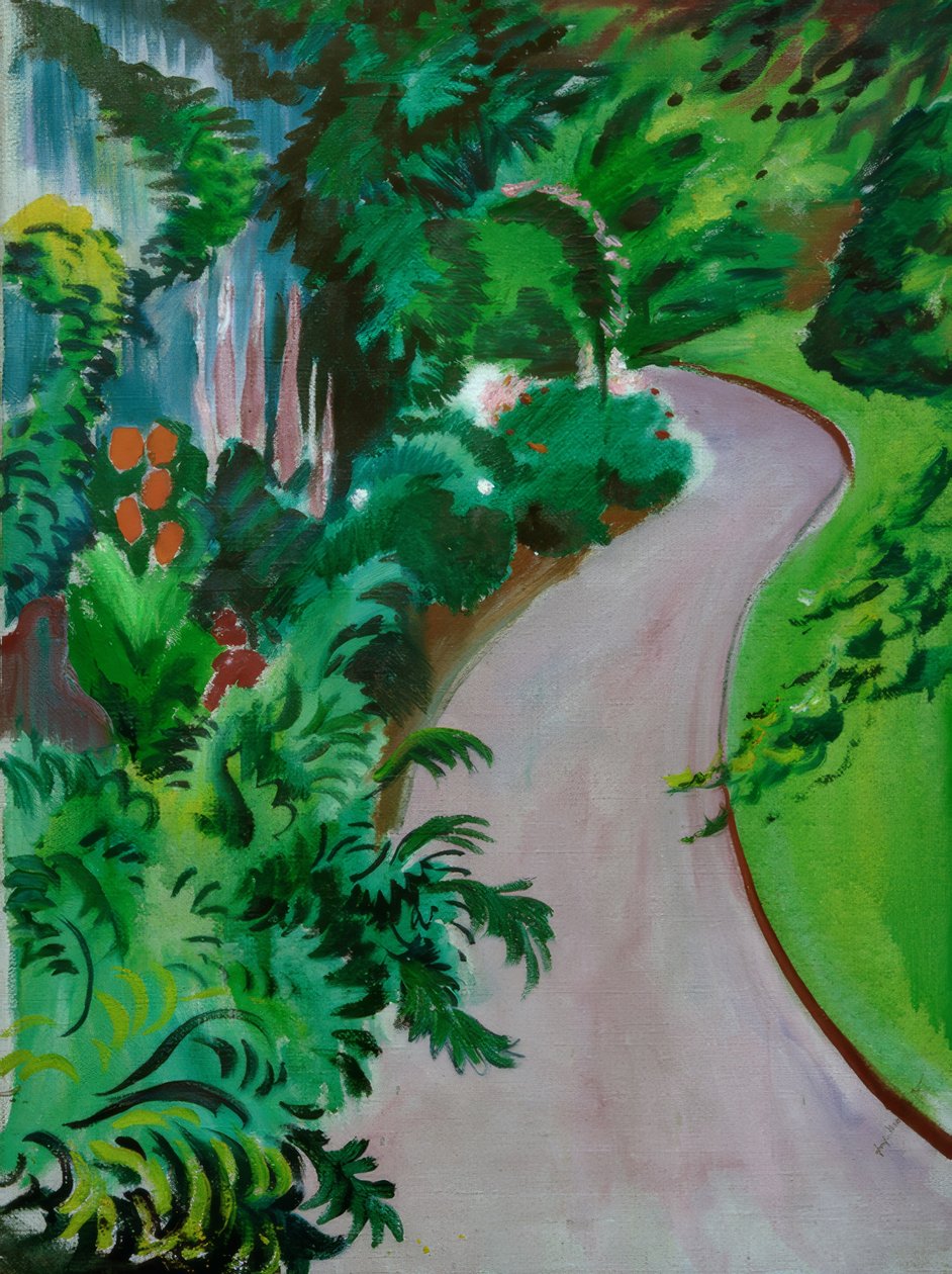 Gartenweg av August Macke