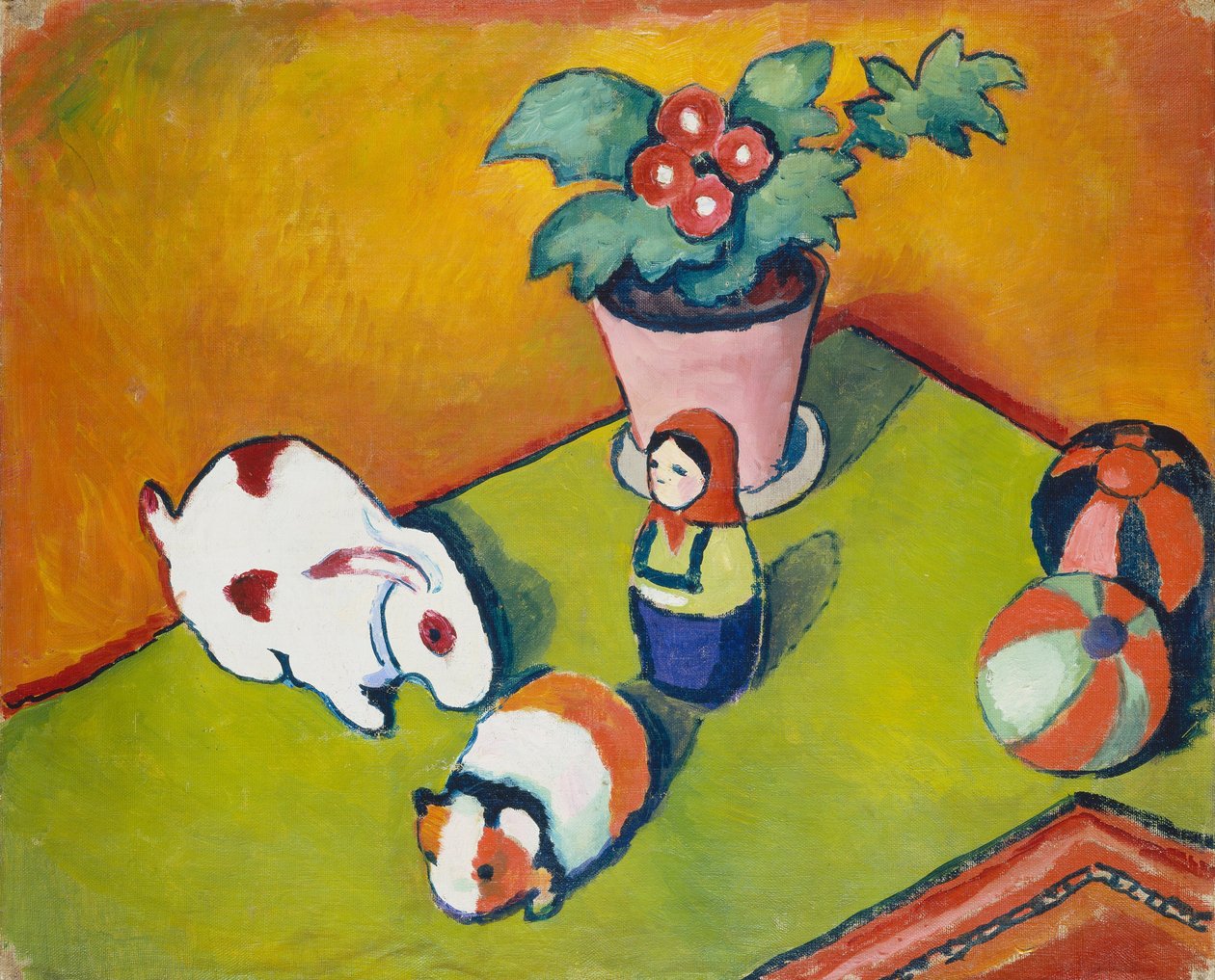 Lille Walters leker av August Macke