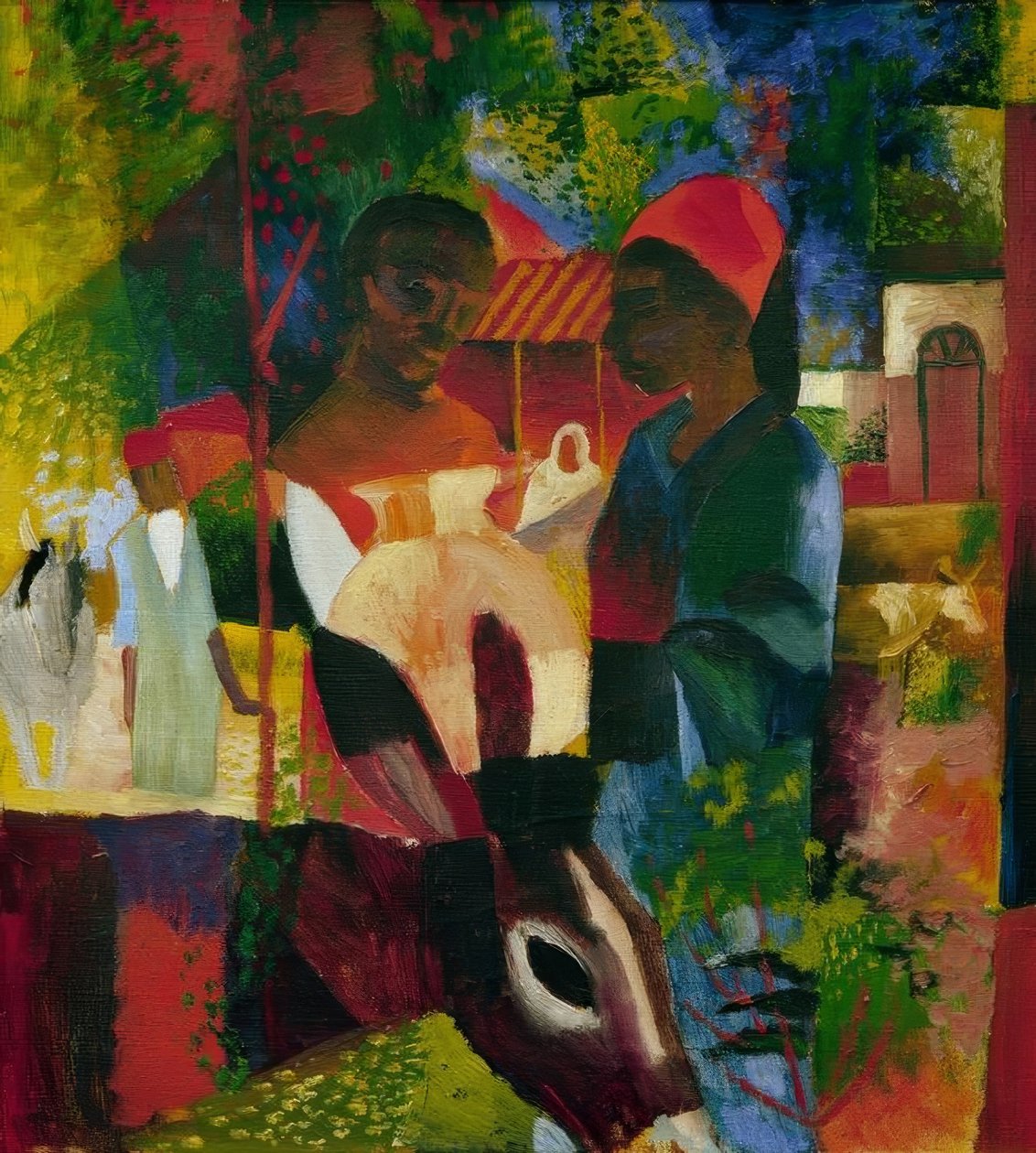 Marked i Tunis av August Macke