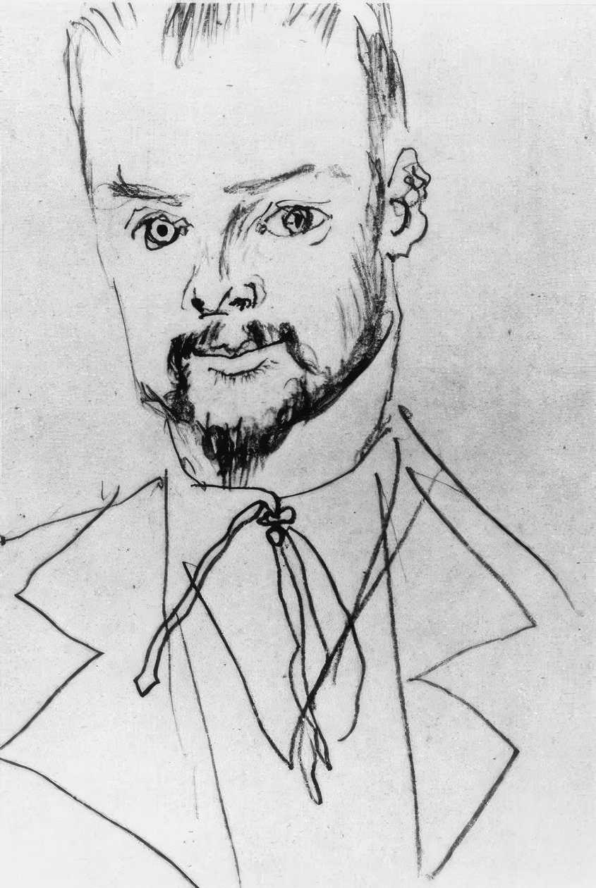 Paul Klee / tegning av A. Macke av August Macke