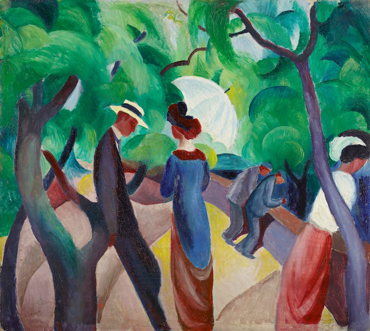 Promenade av August Macke