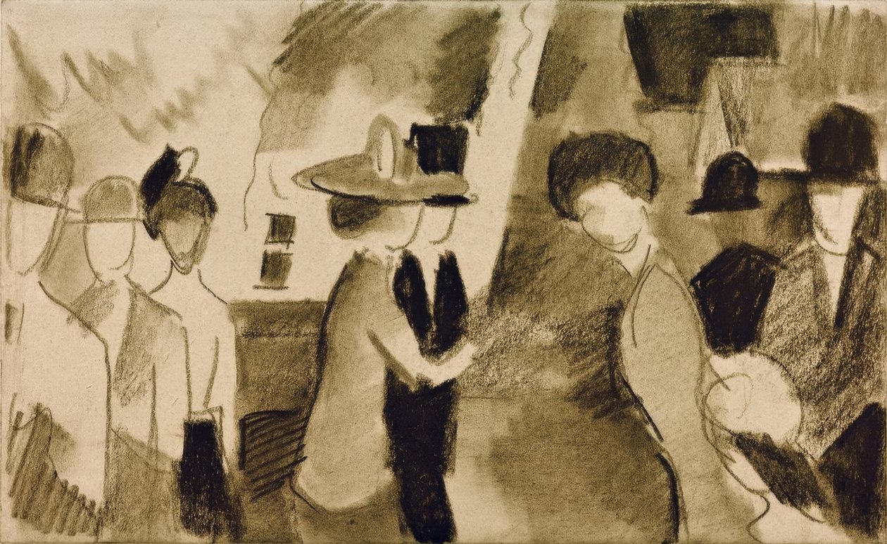 Promenade II av August Macke