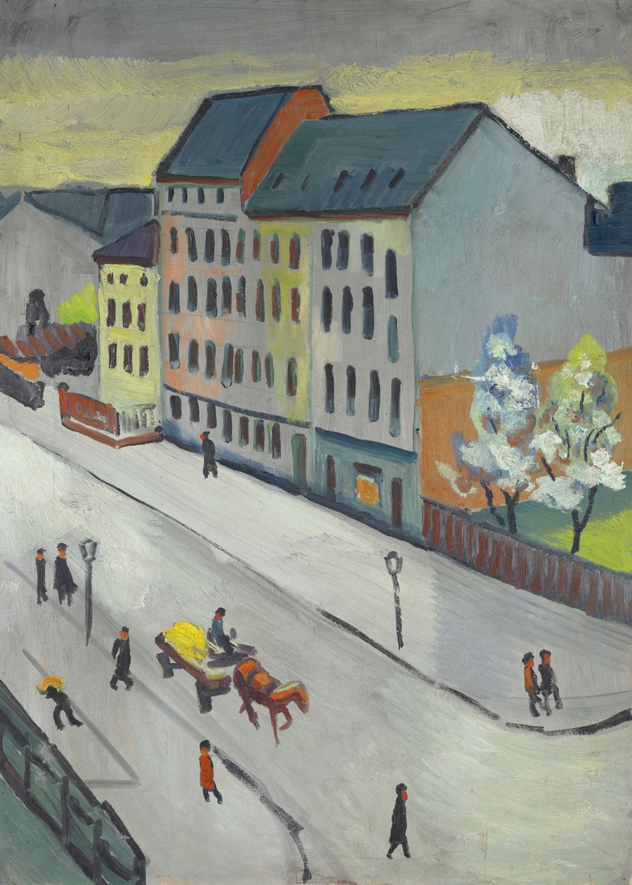 Gaten vår i grått av August Macke