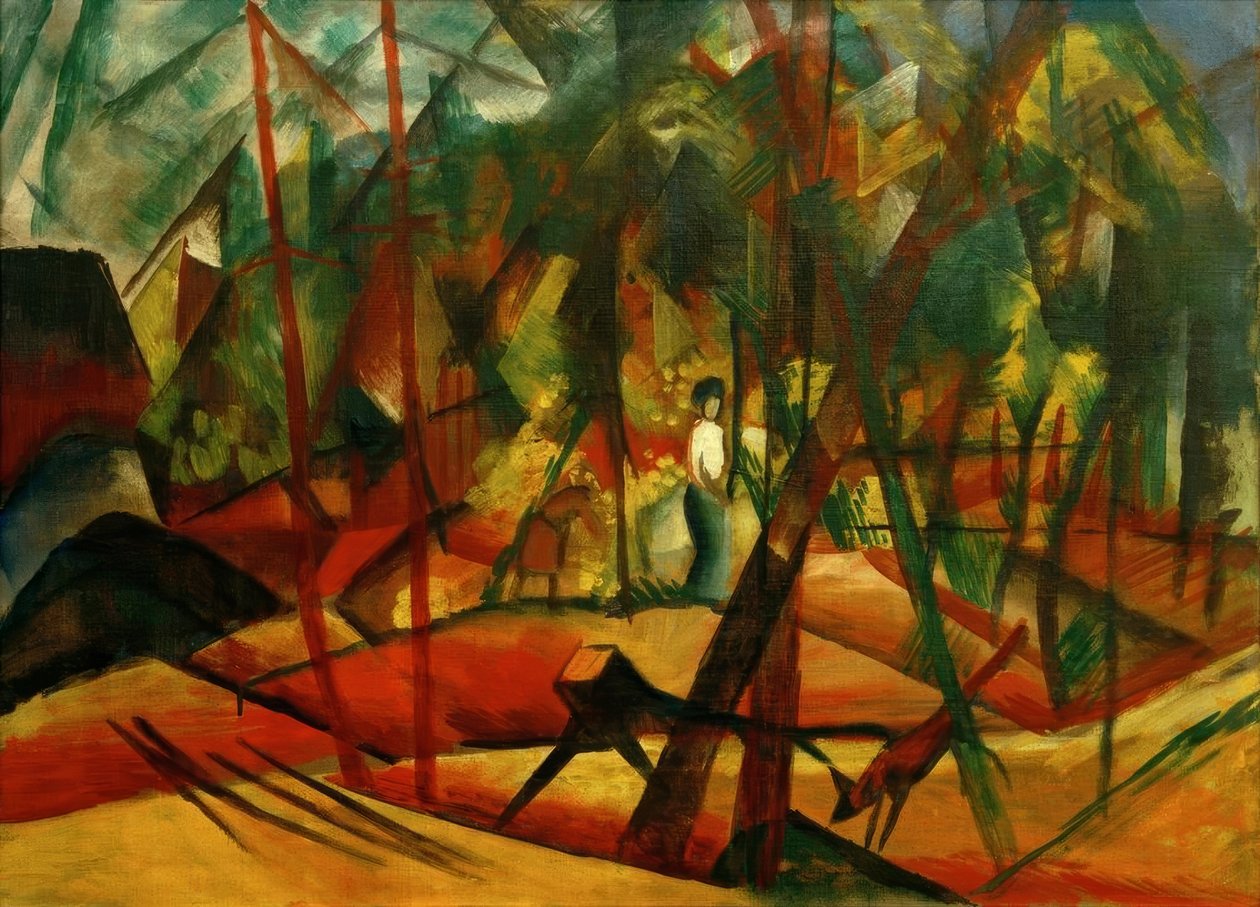 Skogvandring av August Macke