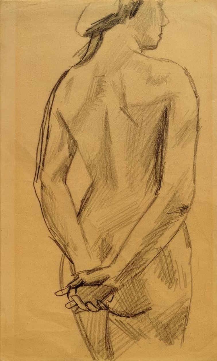 Naken kvinne 53 av August Macke