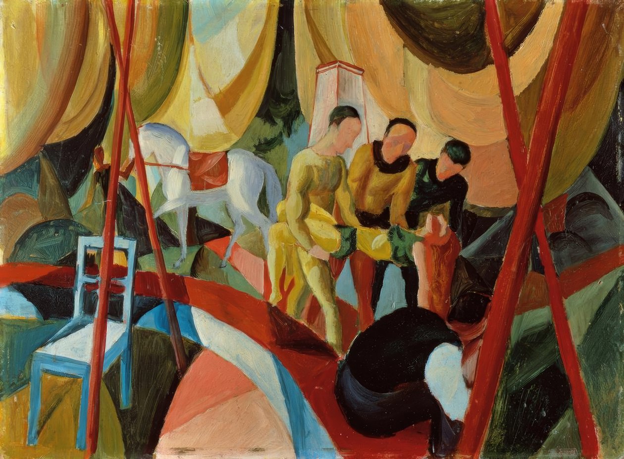 sirkus av August Macke