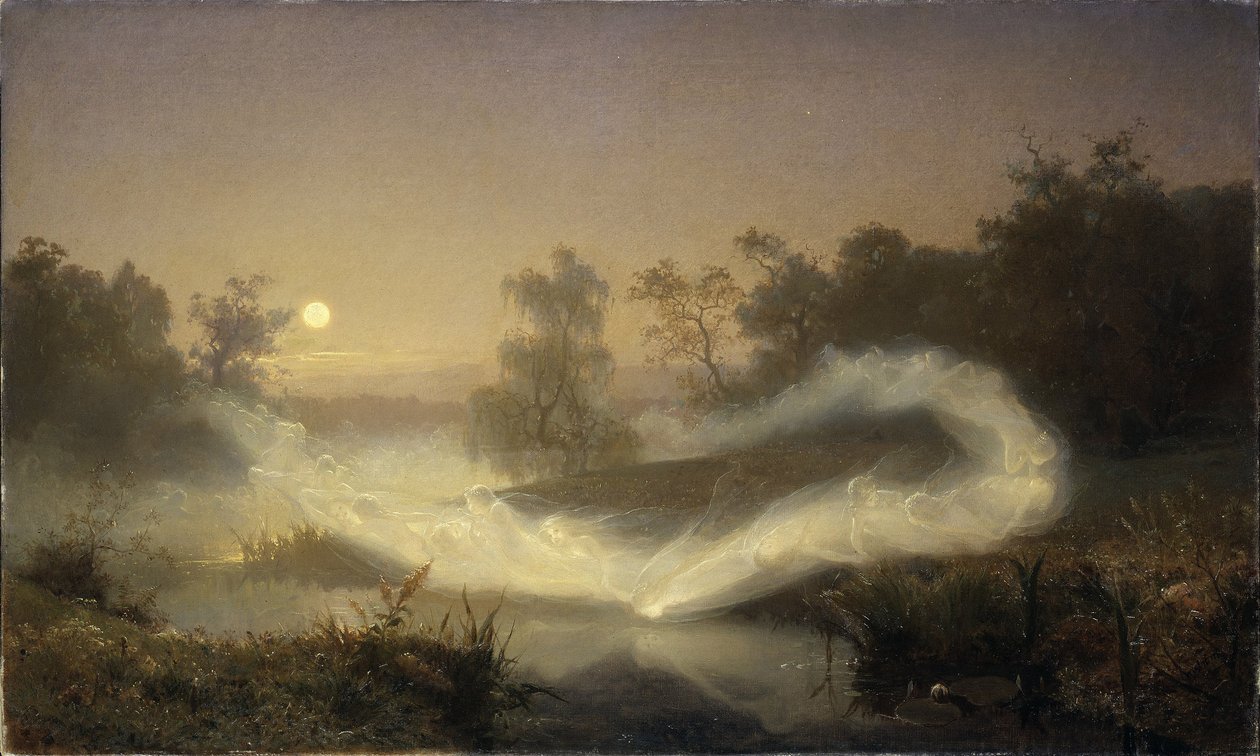 Dansende alver, 1866 av August Malmström