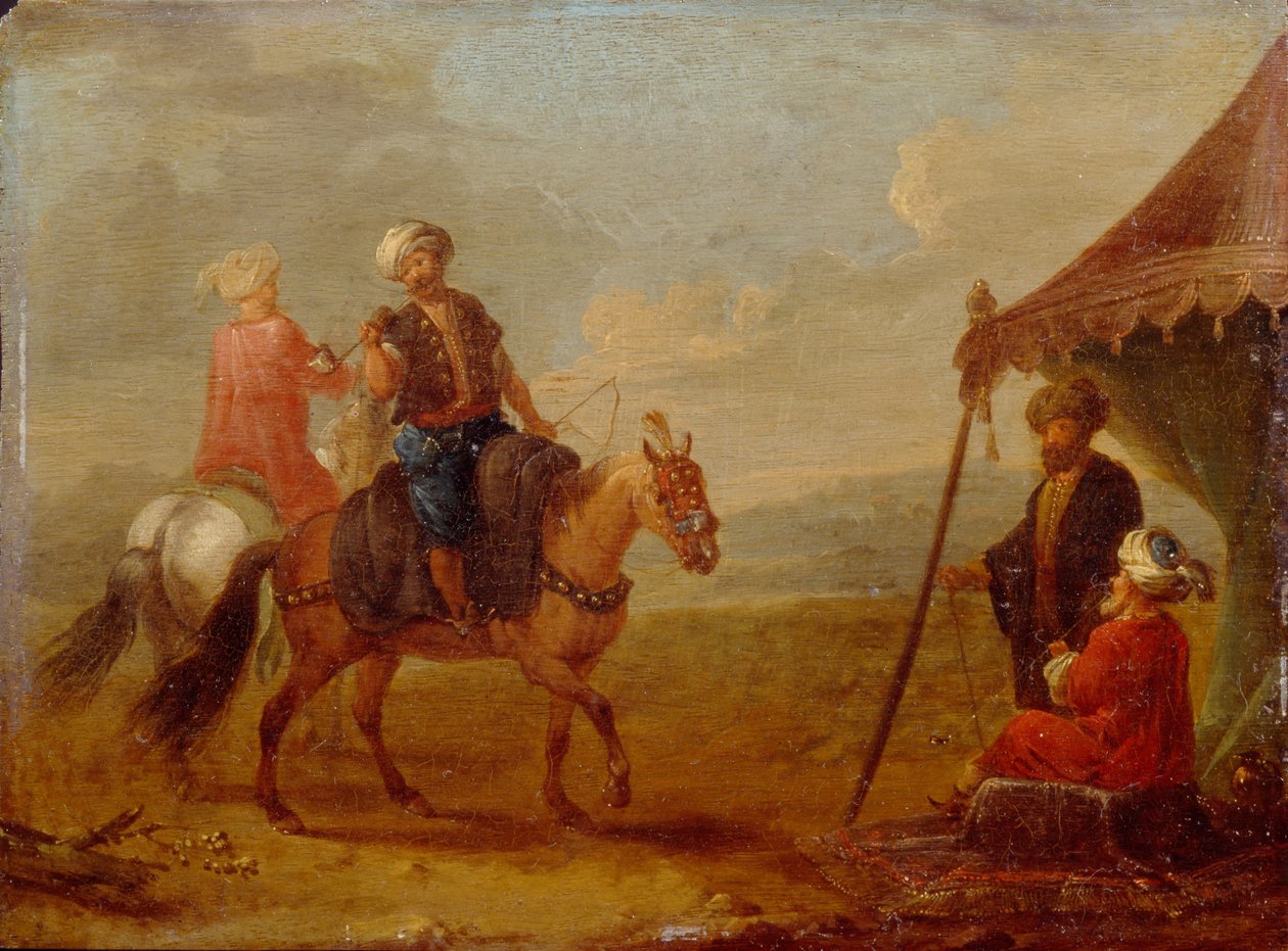 tyrkisk rytter av August Querfurt
