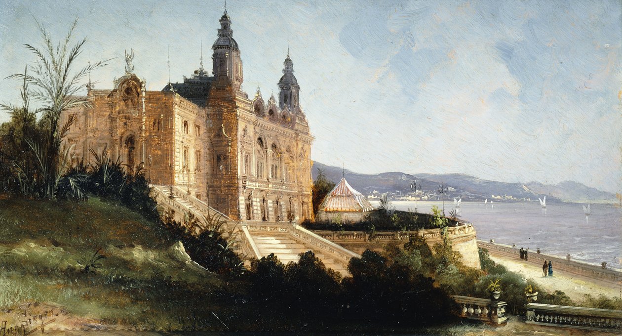 Kasinoet i Monte Carlo, av August Siegen