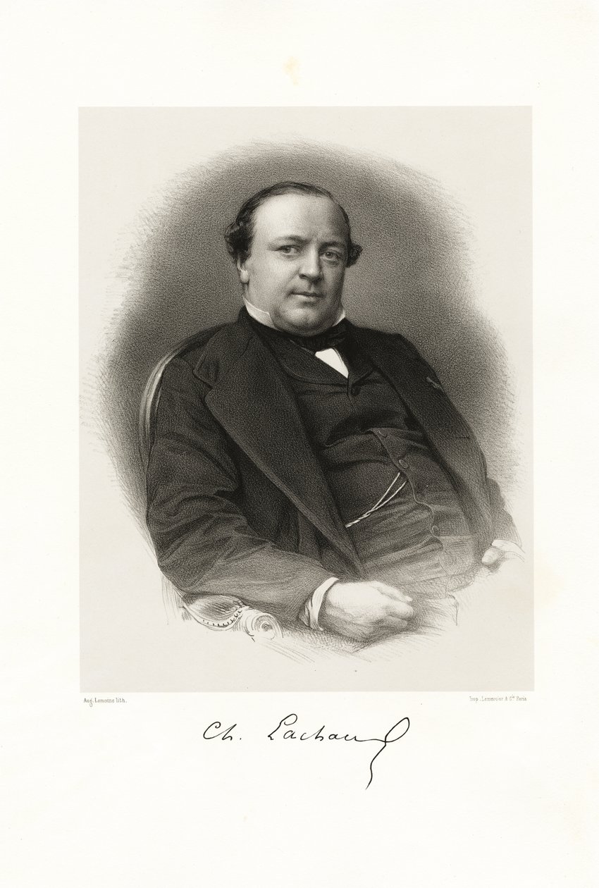 Charles Alexandre Lachaud av Auguste Charles Lemoine