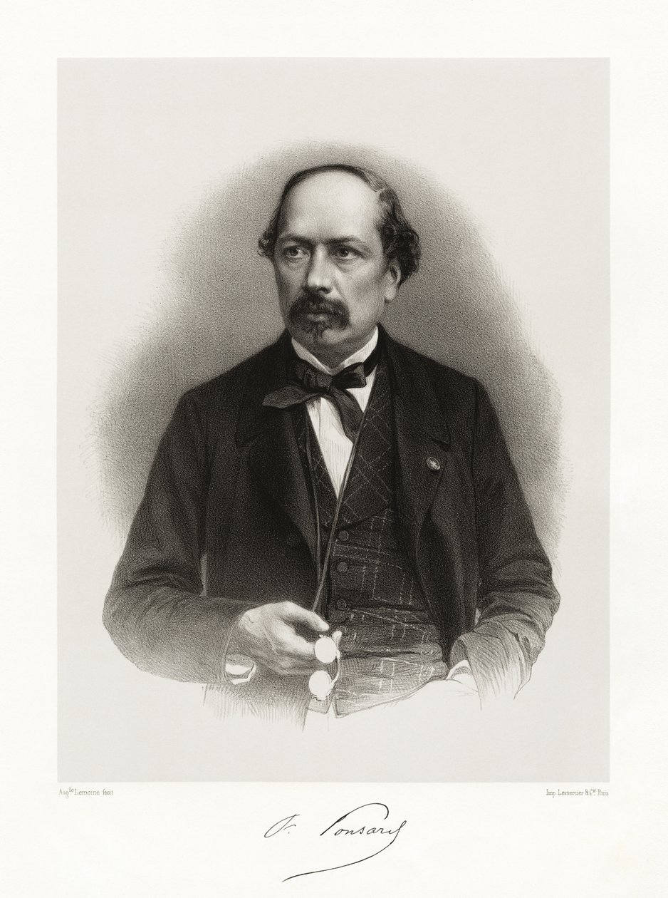 François Ponsard, 1865-66 av Auguste Charles Lemoine