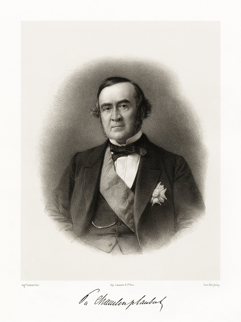 Prosper de Chasseloup-Laubat, 1865-66 av Auguste Charles Lemoine