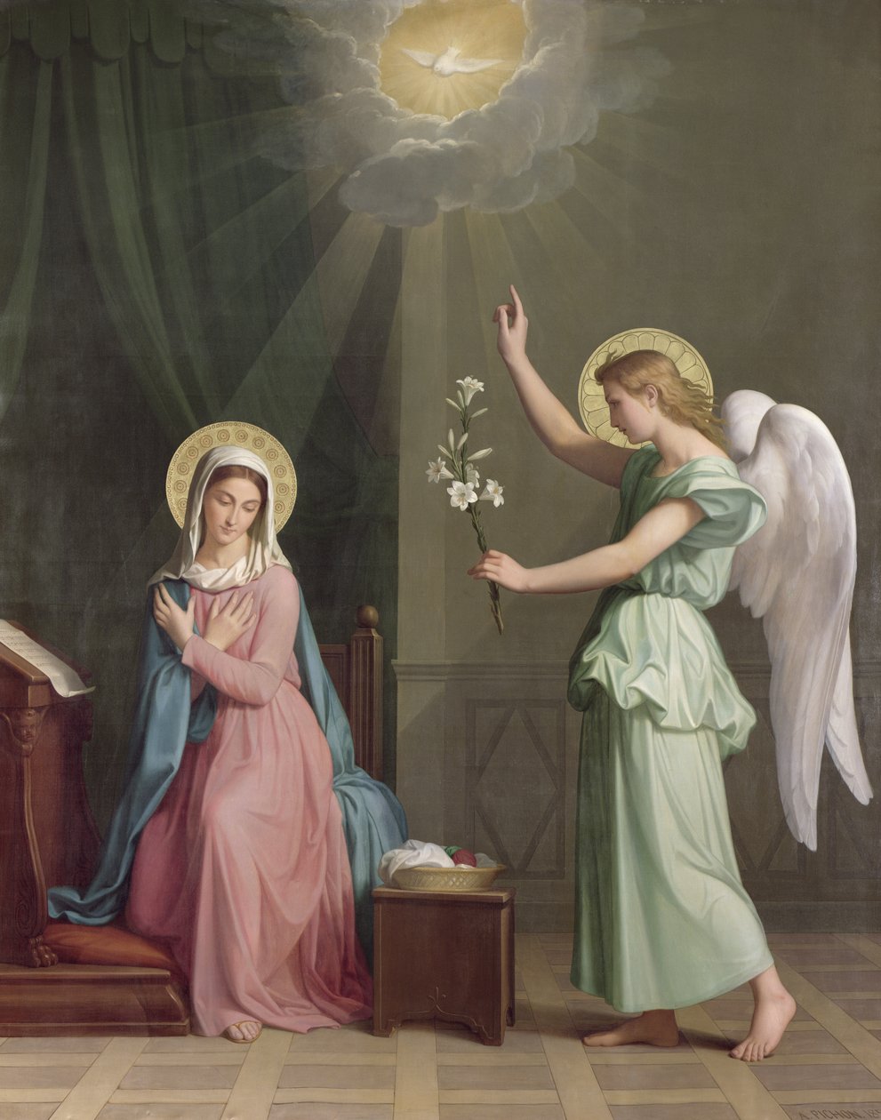 Bebudelsen, 1859 av Auguste Pichon