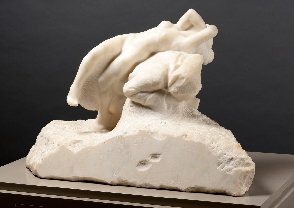 Fristelsen til Saint Anthony av Auguste Rodin