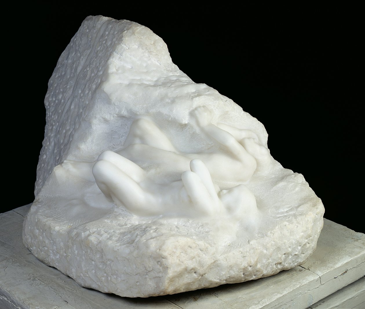 Adam og Eva, 1905 (marmor) av Auguste Rodin