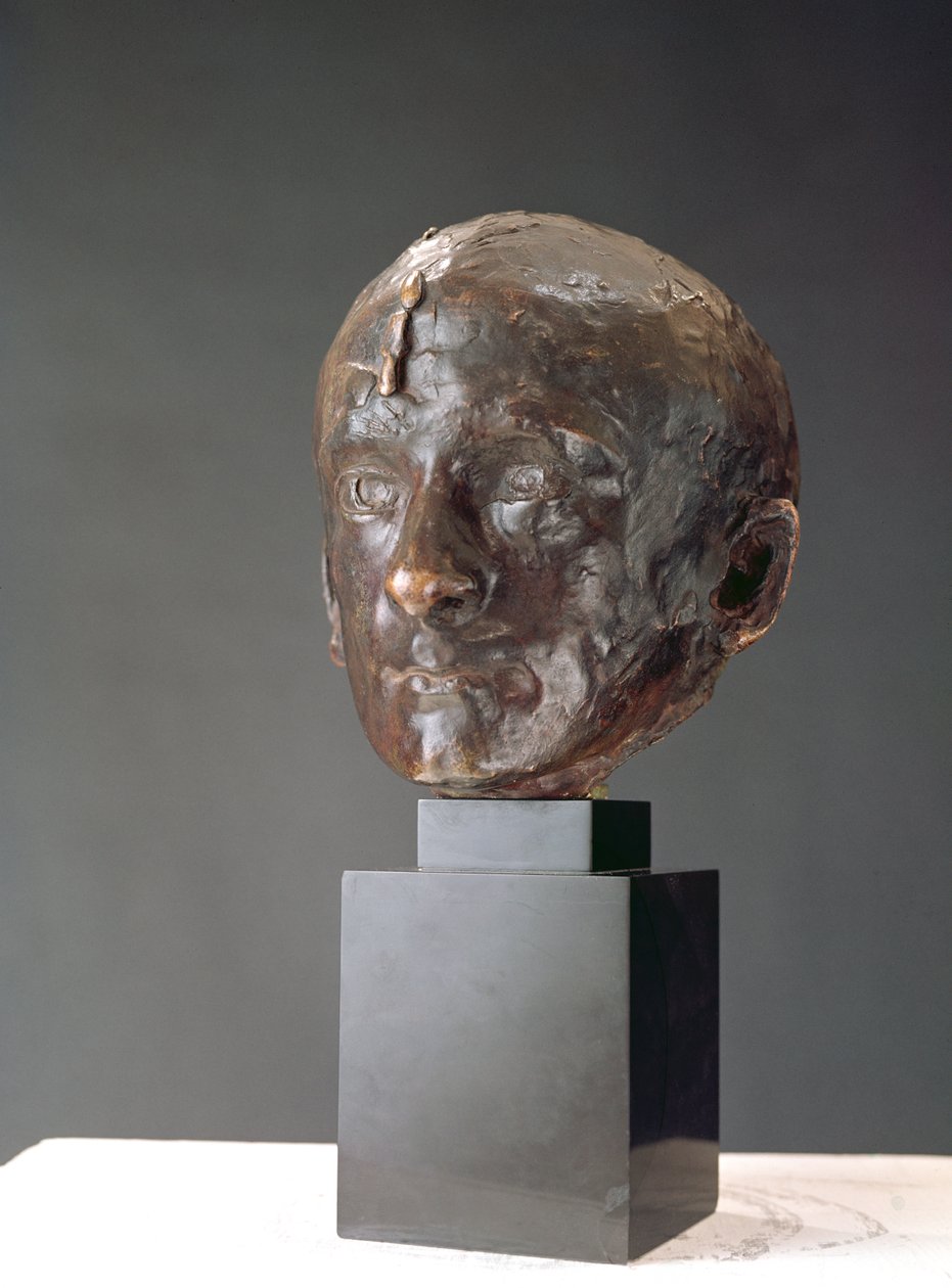 Charles Baudelaire, 1898 (bronse) av Auguste Rodin