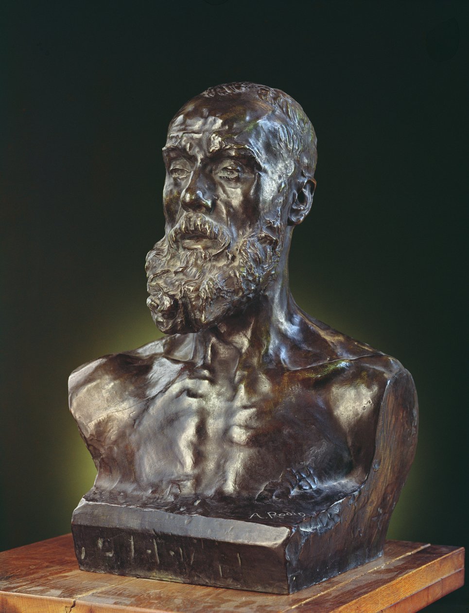 Jean-Paul Laurens, 1881 (bronse) av Auguste Rodin