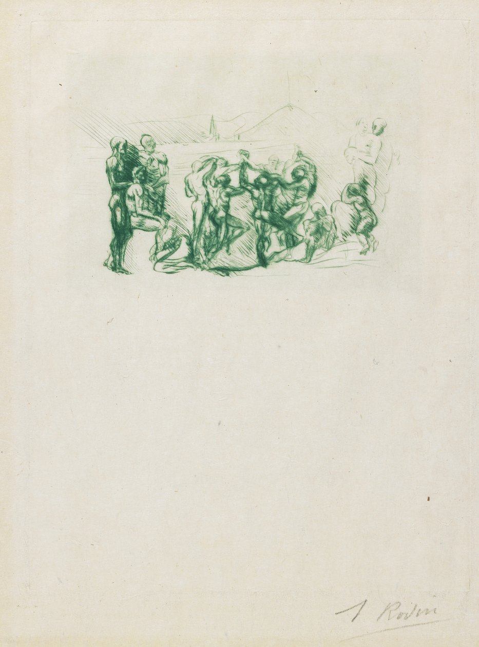 La Ronde, ca. 1883-1884 av Auguste Rodin
