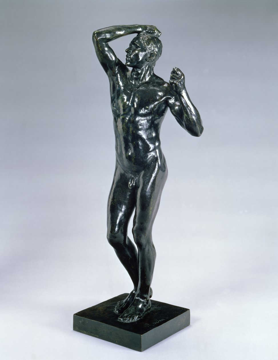 Bronsealderen, 1877 (bronse) av Auguste Rodin