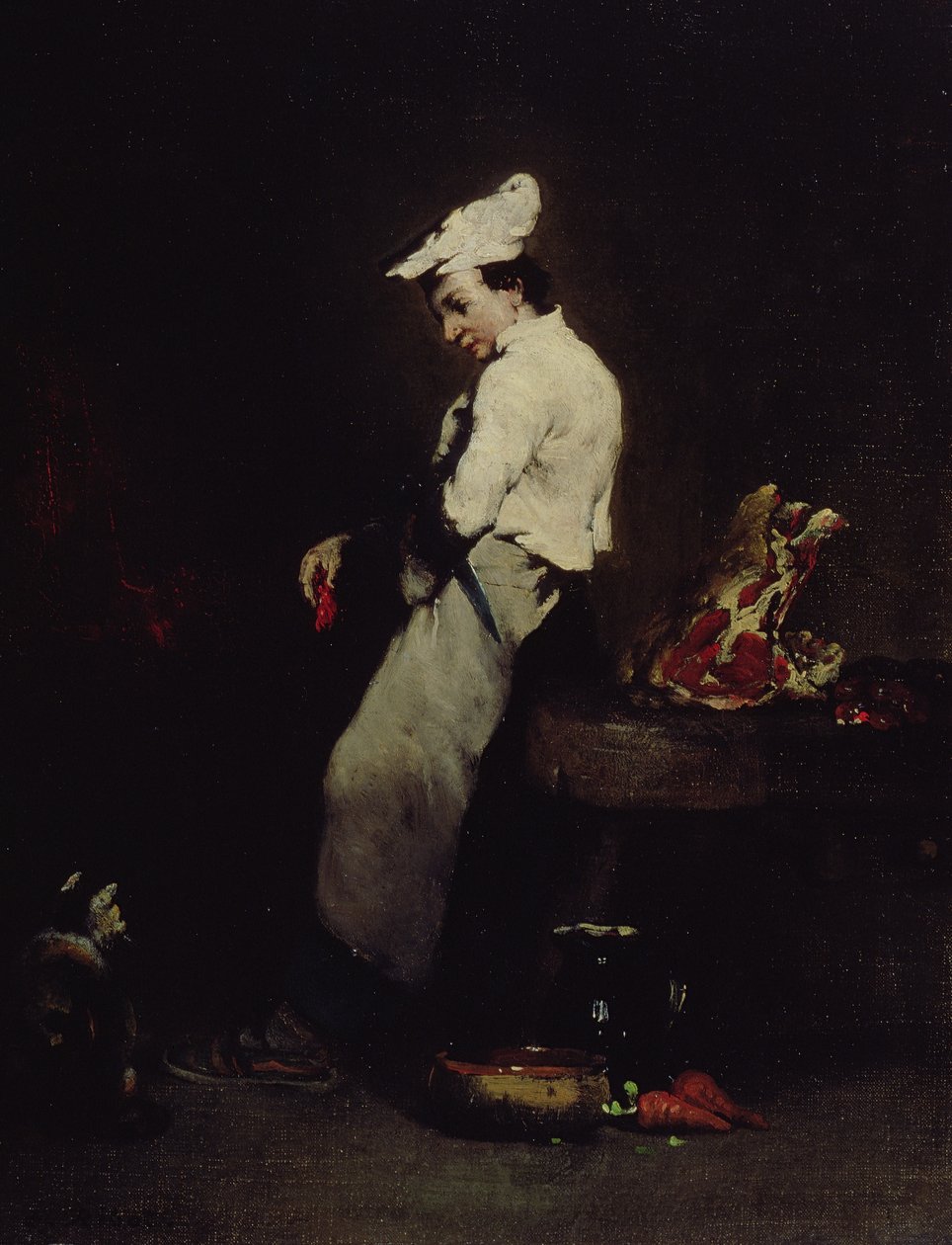 Den unge kokken av Auguste Theodule Ribot