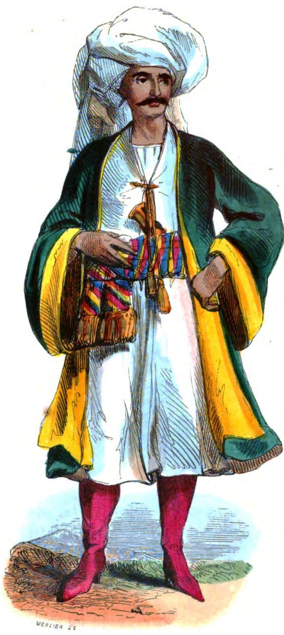 Auguste Wahlen, Mores, bruk og kostymer for alle verdens mennesker, bind 1. Utgiver La Librairie historique-artistique, 1843 av Auguste Wahlen