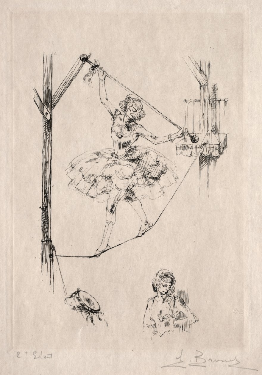 Tightrope Dancer av Auguste Brouet