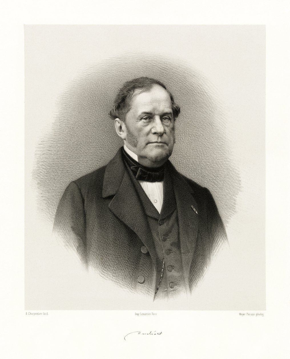 Charles Marie Tanneguy Duchatel av Auguste Charpentier