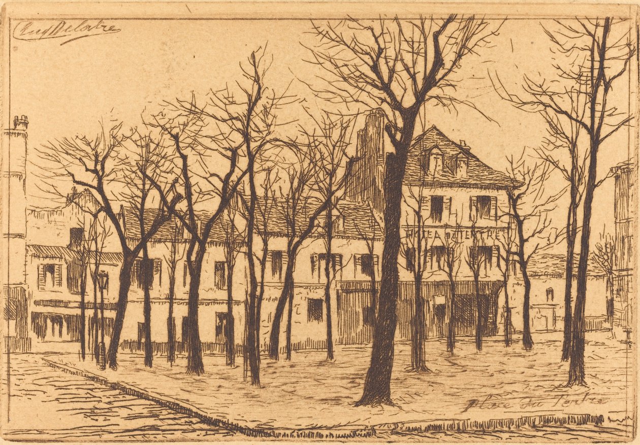 Place du Tertre av Auguste Delâtre
