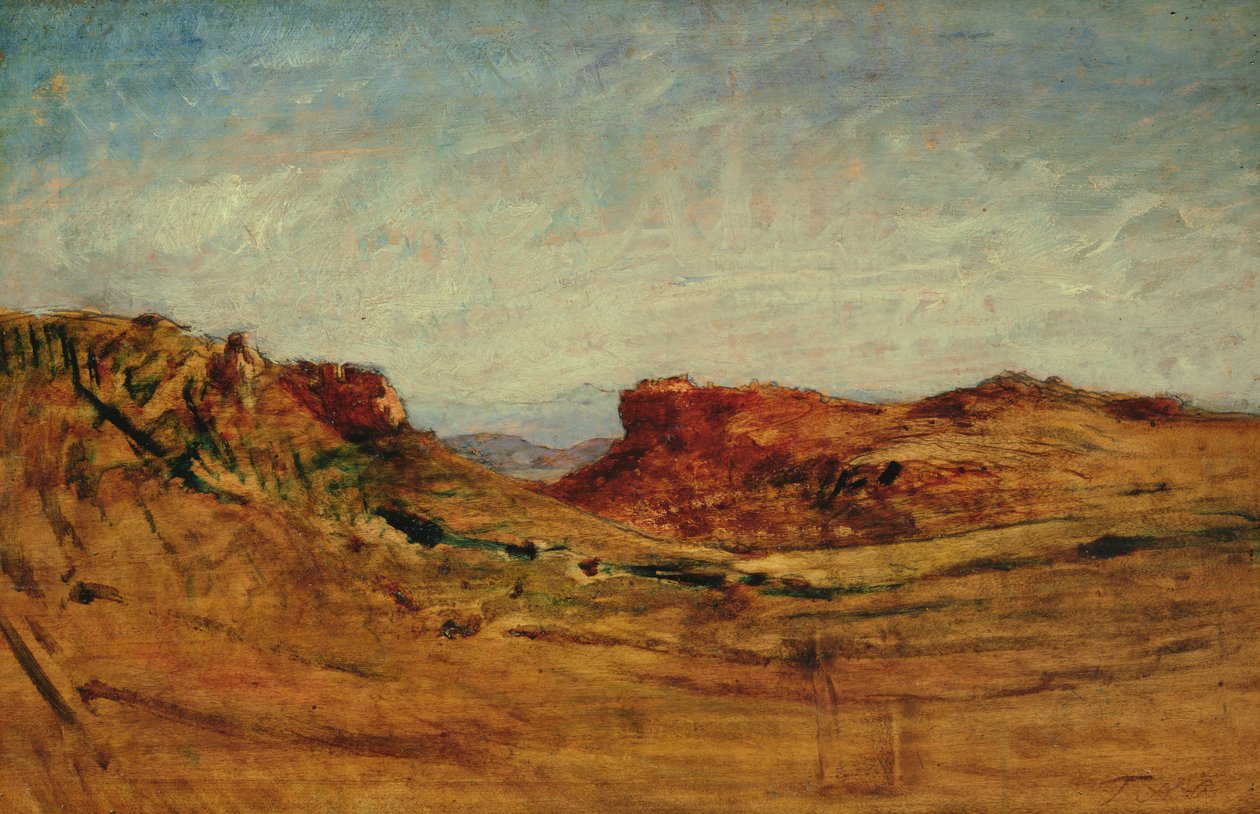 Landskap av Auguste Francois Ravier