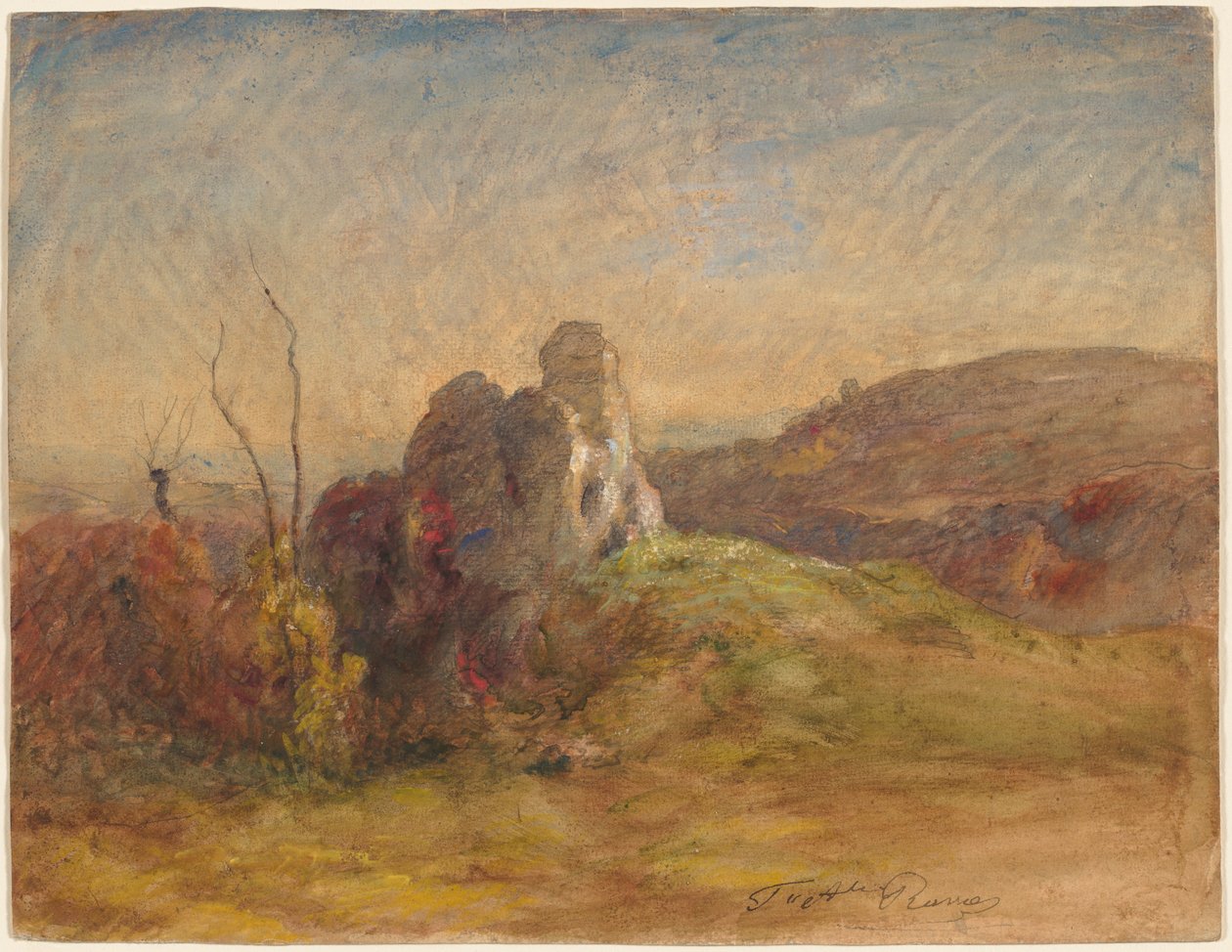 Landskap, 1870-1884. av Auguste Francois Ravier
