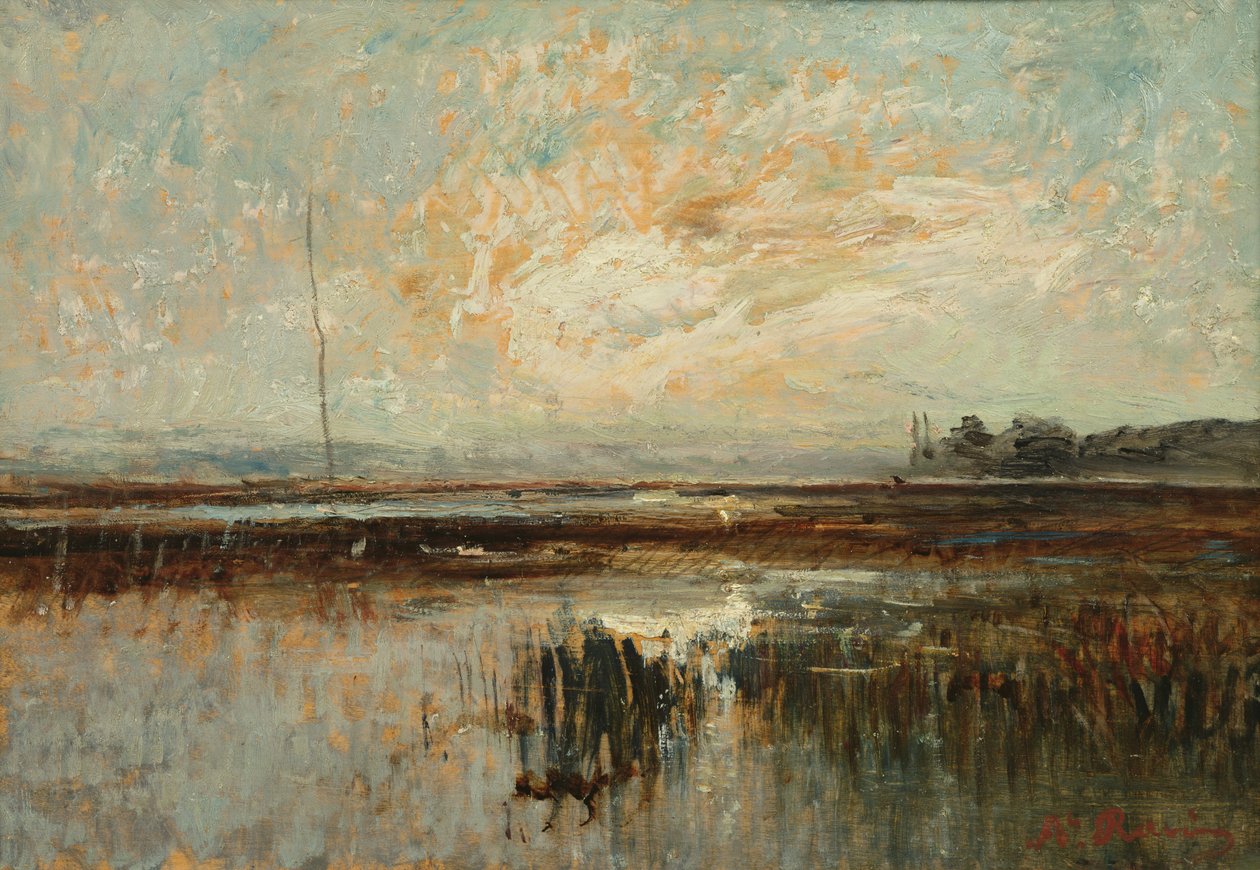 Dammen i Aleva, Morestel av Auguste Francois Ravier