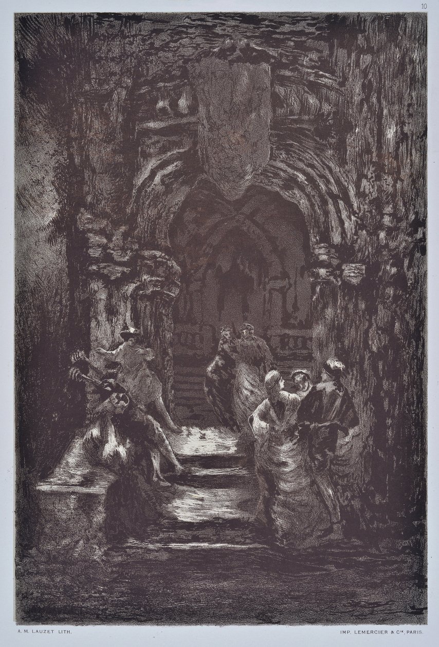 Trappen (tegning) av Auguste Lauzet