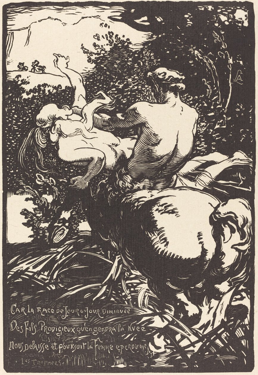 Centaur (Kentauren) av Auguste Lepere