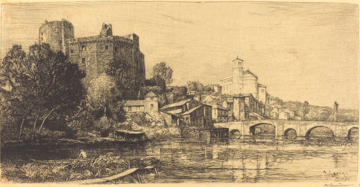 Clisson (Lower Loire) av Auguste Lepere