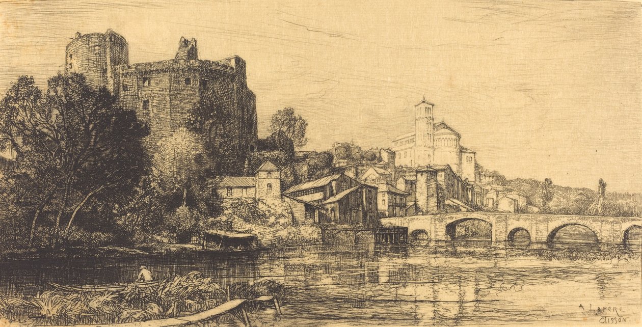 Clisson Lower Loire, 1909. av Auguste Lepere