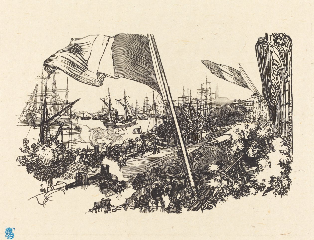 Dedikasjonsside av Auguste Lepere