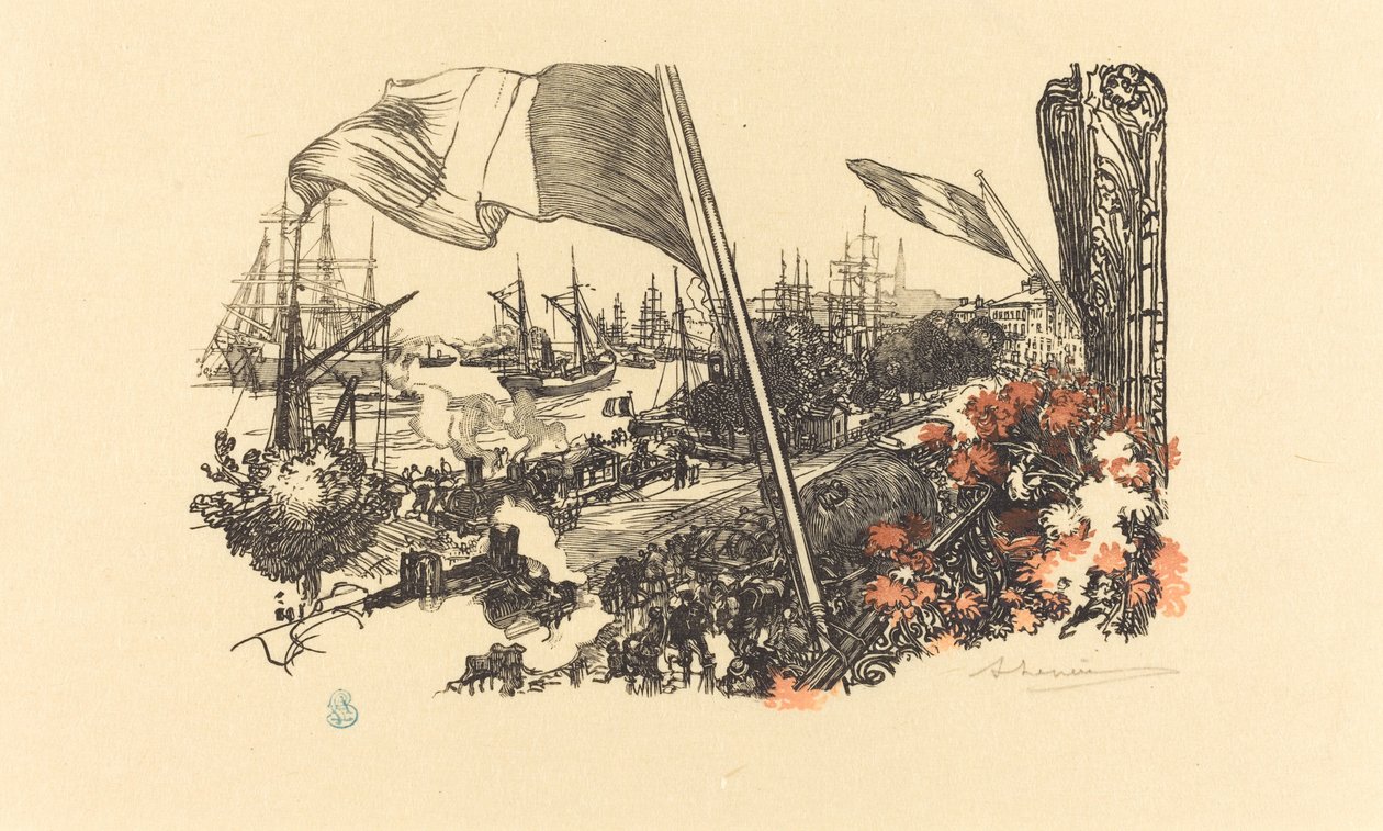 Dedikasjonsside av Auguste Lepere