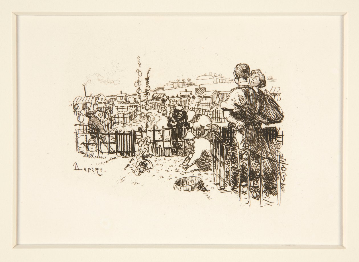 Hagearbeid av Auguste Lepere