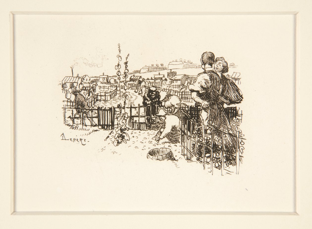 Hagearbeid av Auguste Lepere