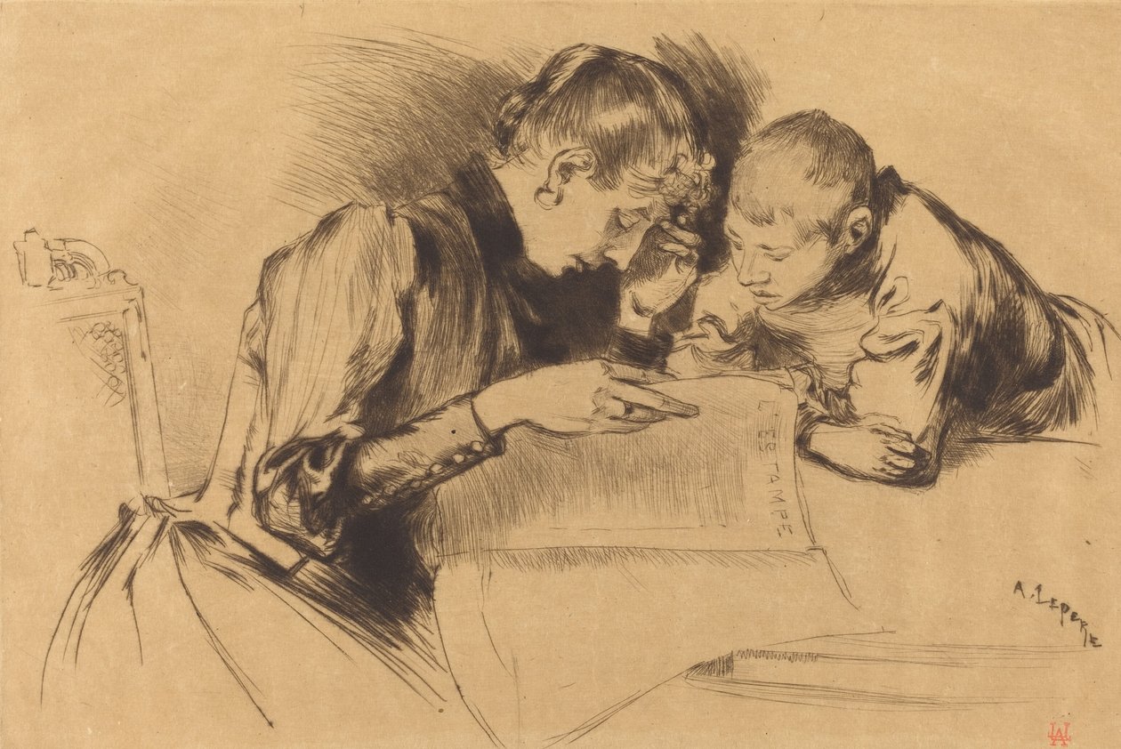 Bilder Bilder, 1889. av Auguste Lepere