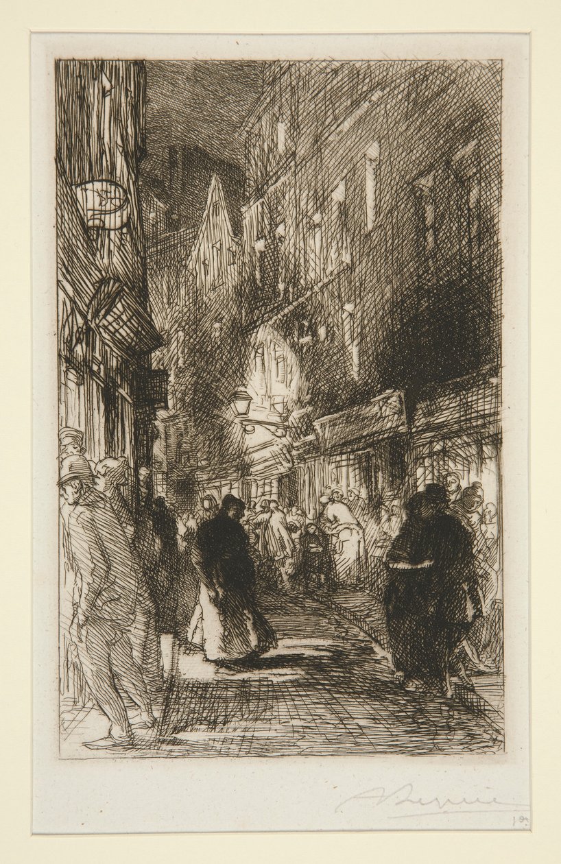 Galande gate av Auguste Lepere