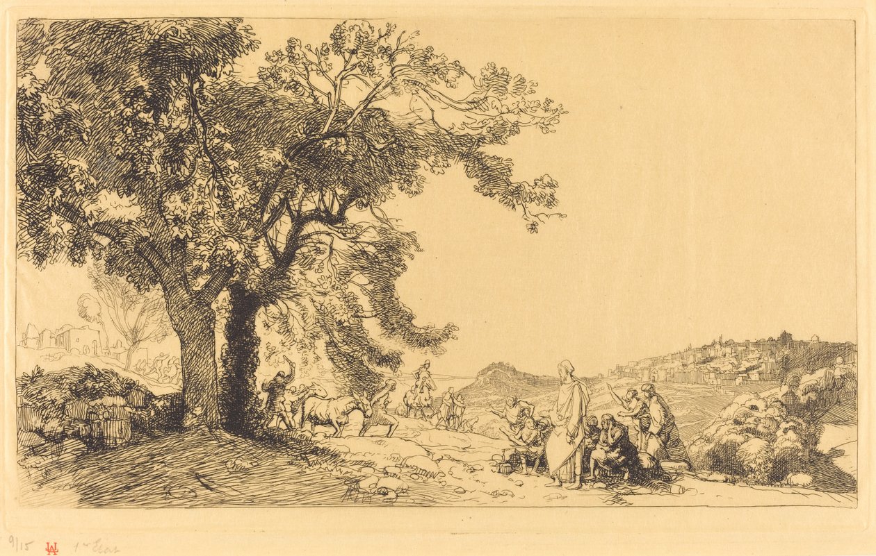 Kristus i håndflatenes morgen av Auguste Lepere